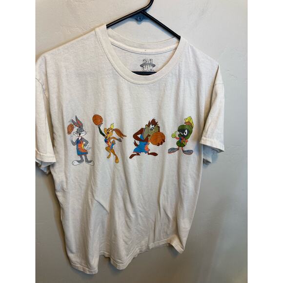 Space Jam Vintage Style Graphic Short Sleeve T-Shirt Unisex Size Medium - Picture 3 of 7